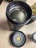 象印（ZO JIRUSHI） 保温杯304不锈钢广口杯真空保温保冷办公泡茶杯 KAE TA紫砂色 实拍图