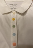 佐丹奴短袖Polo衫女夏季彩虹纽扣弹力棉修身翻领上衣05314399 实拍图