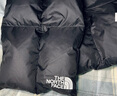 北面（The North Face）羽绒围巾Nuptse情侣款700蓬鹅绒填充户外舒适保暖新款|89WJ JK3/宇宙黑 OS 实拍图
