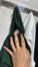 网易严选200g重磅纯棉T恤5A级抑菌不易变形耐水洗夏季短袖男女同款不泛黄 墨绿色 XL(180/100A) 晒单实拍图