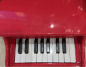 Hape儿童钢琴 18键木质机械红色迷你款2-6周岁男女音乐玩具儿童节礼物 实拍图