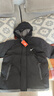 回力棉服男冬季加厚保暖连帽外套男潮流宽松棉衣防寒男装黑色L 实拍图