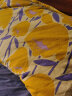 水星家纺四件套纯棉被套床单四件套床上用品全棉被罩1.8米床 花织世界 黄 实拍图