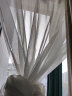 诺罗 纱帘免打孔简易魔术贴窗帘粘贴白色窗纱透光不透人飘窗客厅阳台 白纱 宽1.5米*高2米/1片 实拍图