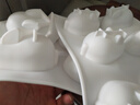 新厨仕（Necooks）硅胶小兔子果冻模具卡通布丁立体创意兔子奶冻模型3D冰淇淋模具 大号6连兔子模具 实拍图