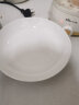 斯凯绨（Sky Top） 陶瓷盘子骨瓷深菜盘家用乔迁餐具纯白8英寸饭盘4件套装 实拍图