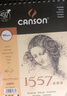 康颂（CANSON）1557素描纸素描本水彩本四开八开水彩纸中粗细纹双面纹理速写本彩铅纸 16K 155g 40页素描本 实拍图