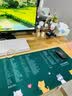 索能（SUONENG） 超大鼠标垫办公快捷键大全PS加厚大号软件excel桌面键盘电竞游戏电脑桌垫 WORD/EXCEL/PPT快捷键-可爱小猫 尺寸300x800mm厚度3mm 实拍图