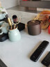 宫薰 烟灰缸创意紫砂带盖防飞灰家用办公室茶几装饰摆件 海纳百川10cm 实拍图