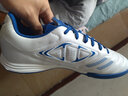 KELME/卡尔美成人足球鞋男比赛TF碎钉球鞋学生透气防滑球鞋873701 白宝蓝 42 实拍图