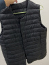 啄木鸟羽绒马甲男轻薄款内穿男士坎肩秋冬保暖背心内胆大码羽绒服马夹 黑色 L 实拍图
