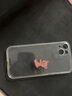 魔杰乐（MOJIELE） 卡通可爱创意小熊适用于iPhone手机壳苹果手机保护套情侣款防摔硅胶软壳 抱苹果小熊-透明壳 iPhone15Plus 实拍图
