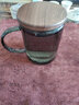 忆壶茶（YIHUTEA） 玻璃茶杯茶水分离水杯带过滤泡茶杯办公室耐热茶具喝绿茶杯子 【一体成型】木亭杯 400ML 实拍图