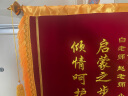 玄欣（xuanxin）锦旗定做制作旌旗定制生日搞笑高档感谢送幼儿园老师物业月嫂 70X110厘米（大龙须立体烫金字） 实拍图