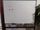 智宝臻品双面白板写字板支架式黑板家用教学可移动白板小黑板支架式办公会议室磁性可擦写字板磁吸小黑板 【90X120-双杠】双面白板-加厚碳钢 晒单实拍图