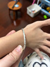 银意坊小孩银手镯纯银9999宝宝婴儿银饰品儿童银镯子0-15岁满月周岁礼物 岁岁平安宝宝手镯约26克带证书 实拍图