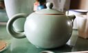祥业 仿宋汝瓷茶壶汝窑大号西施壶300ml 开片可养功夫泡茶壶 大号西施壶 300ml 实拍图