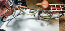 凤凰（Phoenix）自行车千鹤女式轻便成人城市学生通勤车 24寸单速 米黄色 实拍图
