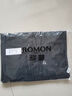 罗蒙（ROMON）夹克男潮流冬季商务行政立领休闲防风加绒外套男装JK83灰色3XL 实拍图