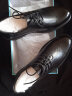 康奈 男士商务正装鞋经典圆头系带布洛克鞋深口皮鞋 黑色 39 实拍图