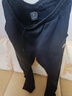 安踏加绒运动裤子男士夏季针织收口卫裤加厚保暖束脚通勤休闲长裤 【直筒刺绣logo拉链口袋】基础黑 L (175) /适合120-140斤 实拍图