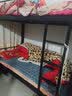 奈高（NAIGAO）上下铺铁艺双层床员工高低床学生宿舍寝室成人铁架子床1.0×2米 实拍图