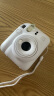 富士（FUJIFILM）instax mini12 miniSE 3寸相纸一次成像相机Mini12/se立拍立得一次成像相机 礼物旅游拍立得相机 mini12 茉莉白 套餐二（官方标配+白边相纸20张 实拍图