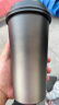 星巴克（Starbucks）咖啡宝藏系列流金款推盖不锈钢桌面杯子430ml保温杯男士礼物 晒单实拍图