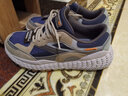 斯凯奇（Skechers）夏季男鞋复古运动鞋拼接绑带低帮缓震跑步鞋舒适透气休闲鞋 TNV褐色/海军蓝色 41.5 实拍图