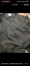 凡迪时尚衬衫男春夏季新款长袖衬衣冰丝痞帅韩版潮流休闲宽松垂感大码男装 长袖黑色 XL（130-145斤） 晒单实拍图