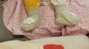babylove婴儿护脚脚套四季用品纯棉0-6月宝宝鞋套新生儿保暖袜套 晒单实拍图