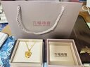 六福珠宝 足金优雅皇冠天鹅黄金吊坠女款挂坠金饰不含项链 计价  GDG70064 4.01克(含工费273元) 实拍图
