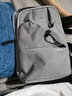 L&M胸包男单肩包男士运动包胸前水壶包学生背包平板包潮牛津布防泼水 精英灰大号1019 实拍图