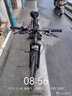 兰令 山地自行车成年人男女变速油碟刹减震前叉越野骑行代步赛车 27速-消光灰【铝架+线碟+减震前叉】 24英寸(150-170cm身高) 实拍图