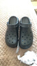 CROCS卡骆驰檀健次同款经典泡芙洞洞鞋轻便舒适男女同款花园鞋|207521 黑色-001(含智必星) 43 (270mm) 实拍图