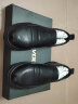 VOLO犀牛男鞋商务休闲皮鞋男士软皮软底舒适正装皮鞋 黑色套脚 39  实拍图