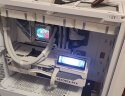 LIANLI联力L216R豪华版白色 电脑主机箱 支持背插主板/标配3把风扇/360水冷位/竖装显卡/一体式网孔面板 实拍图