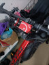 跨速（Kuasu）铝合金自行车手机支架电瓶车电动摩托车用防震固定导航支架骑行装备 经典款 横竖调节-红色 实拍图