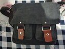 四代目（FOURTH EYE）帆布包 男女斜挎包 单肩佳能摄影包 适用索尼微单单反尼康相机包 黑色 实拍图