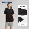 斯凯奇夏季男女情侣同款缤纷系列透气吸湿速干凉感短袖T恤L224U146 实拍图