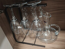 DELISOGA 红酒杯套装家用6只醒酒器欧式大号玻璃水晶杯葡萄酒高脚杯酒店 传世红酒杯 350ml 6只 +把手醒酒器+整套一体架 实拍图