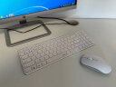 雷柏（Rapoo）雷柏9300S无线键盘鼠标套装静音笔记本台式电脑通用办公无线键鼠 键鼠套装【手机电脑通用-携带轻便】白色 实拍图