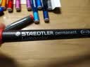施德楼（STAEDTLER）油性记号笔 0.4mm防水速干勾线马克笔儿童美术光盘刻字办公用品4色套装313WP4 实拍图
