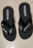 adidas EEZAY休闲沙滩拖鞋人字拖男子夏季阿迪达斯轻运动EG2042 黑色/白色 44.5 实拍图