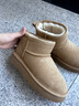 U·B·Z防水短筒厚底增高雪地靴女2025年冬新款加厚保暖矮帮棉鞋 奶茶 37 实拍图