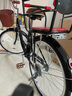 凤凰（Phoenix）上海凤凰自行车成人女士老年人式2025新款轻便通勤代步实心胎单车 芭蕾黑【双层轴承轮】+后置宝宝椅 26寸充气胎【身高1.55-1.85米】 实拍图