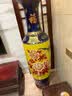 垚罄 景德镇陶瓷器粉彩大花瓶落地客厅摆件乔迁礼物酒店公司开业礼品 百鸟朝凤-蓝黄款 1.4米单个 配底座 实拍图