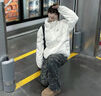 斯凯奇（Skechers）秋冬季男女立领保暖防泼水百搭舒适短款羽绒服P423U038 实拍图