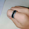 感温戒指自动变色男情侣一对女韩版钛钢显示温度个性时尚温感指环戒指男潮钛钢时尚个性炫酷百搭指 韩版智能戒指【银色】 9号手指周长59.5mm 实拍图