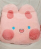 派客思加厚冬季抱枕被子两用午睡牛奶绒枕头被汽车载靠枕办公室空调被子 粉色嘟嘟兔 45cm*40cm 大号(展开被子1.7*1.5米) 实拍图